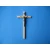 Krzyż drewniany jasny brąz na ścianę 19,5 cm Frez